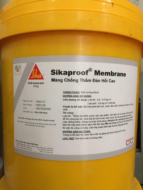 Cách chống thấm Sikaproof Membrane